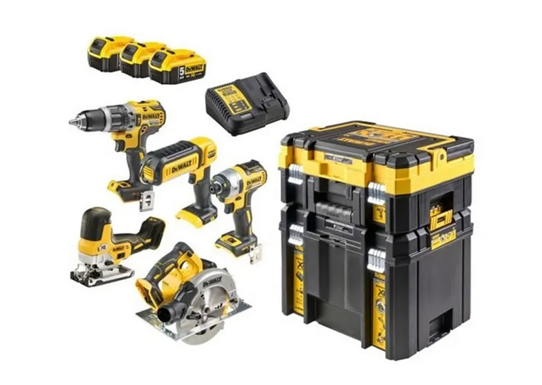 Ensemble d'outils 18V DeWalt DCK500P3T
