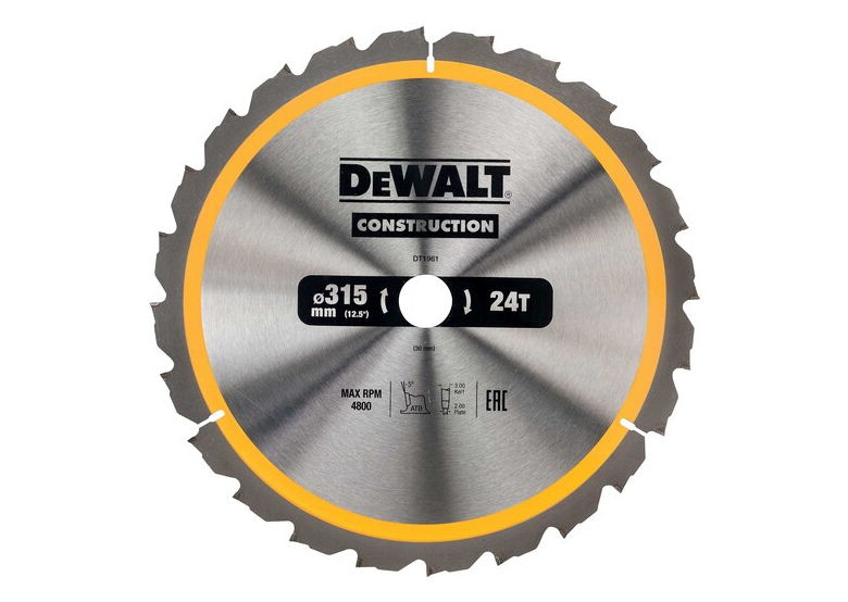 Lame de scie circulaire DeWalt DT1961