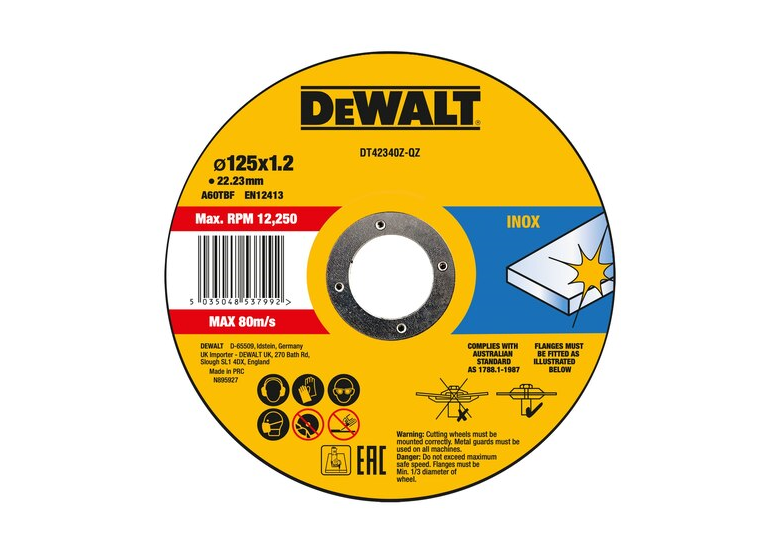 Disco di corindone DeWalt DT42340Z
