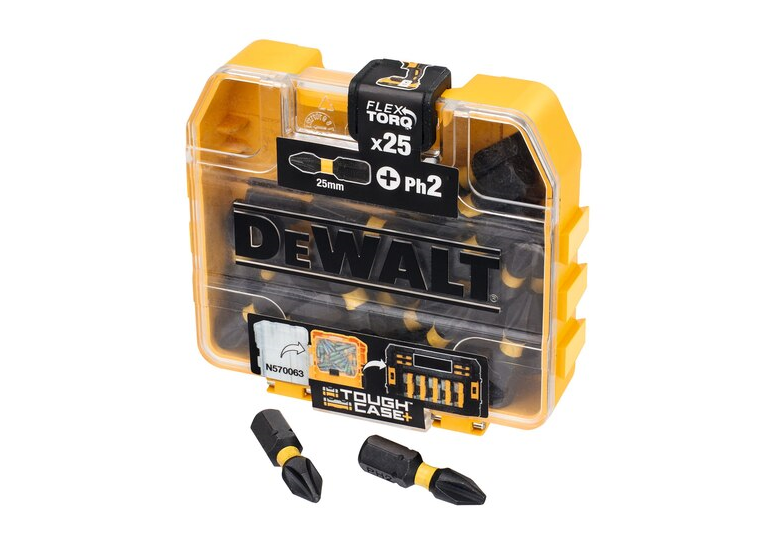 Coffret de douilles à chocs Ph2 25mm, 25pcs DeWalt DT70555T