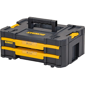 Coffre à outils avec 2 tiroirs DeWalt TSTAK DWST1-70706