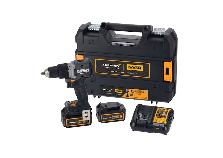 Perceuse-visseuse à percussion DeWalt XR DCD85MP2T  2x5.0Ah