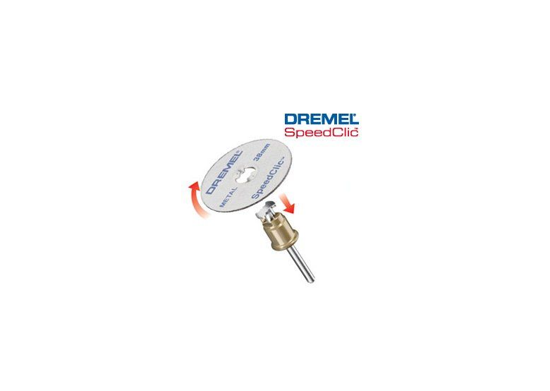 Kit de disques à métal/5 disque à couper 38mm, 1,25mm Dremel 2615S456JC