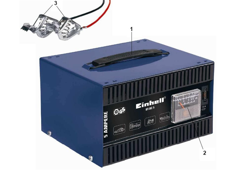 Chargeur de batterie Einhell BT-BC 5