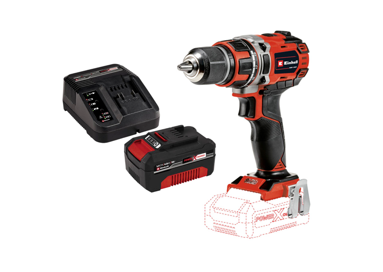 Perceuse-visseuse Einhell TE-CD 18/50 LI BL 4.0Ah