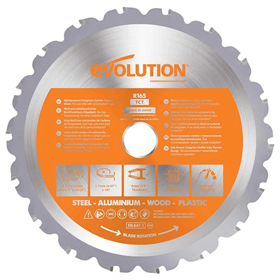 Scie à dents de 165 mm Evolution EVO-165-MULTI