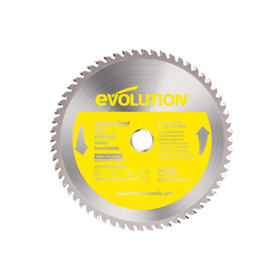 Disque à couper TCT pour acier inoxydable 230x25,4mm T60 Evolution EVO-230-60-SN