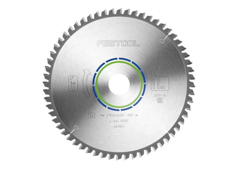 Scie circulaire spéciale Festool 216x2,3x30 W60