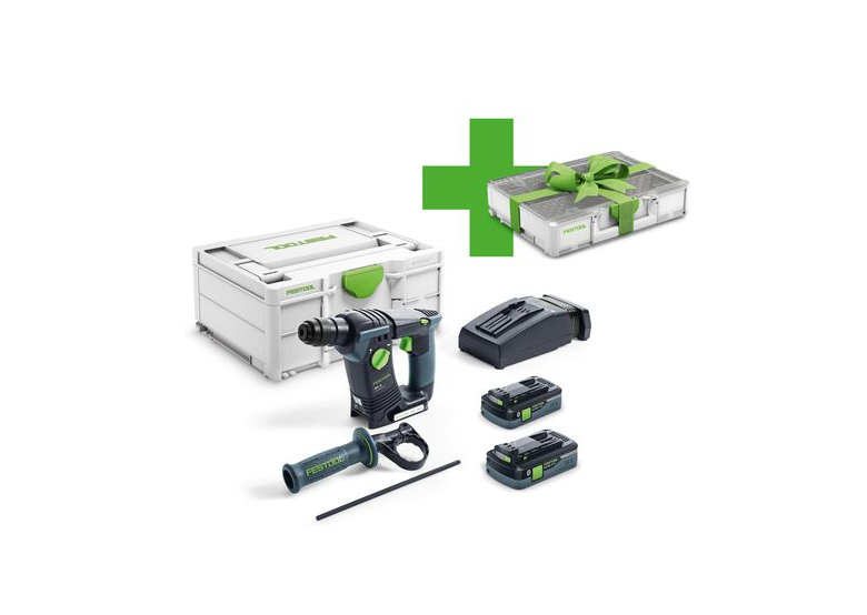 Marteau perforateur SDS-Plus Festool BHC 18 HPC 4,0 I-Plus Organizer Edition