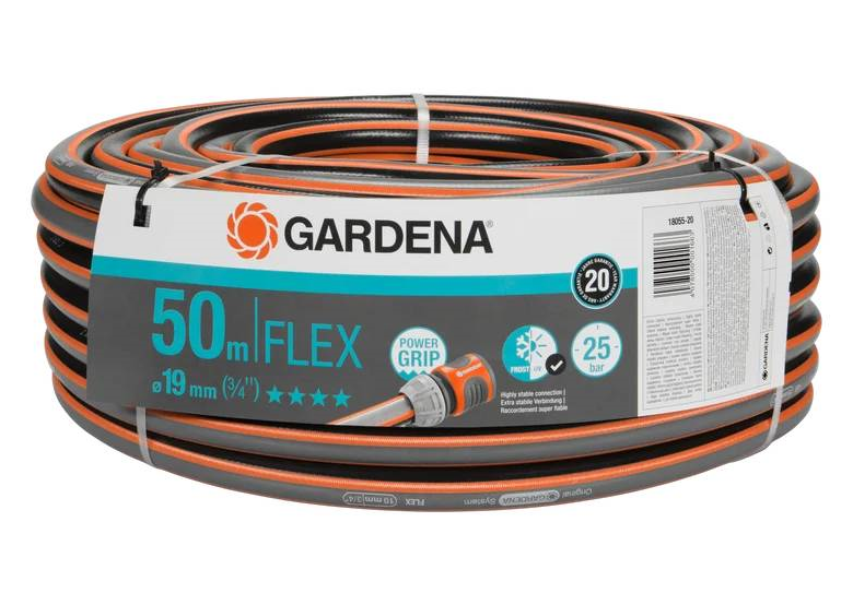 Tuyau d'arrosage Comfort Flex 3/4", 50m Gardena 18055-22