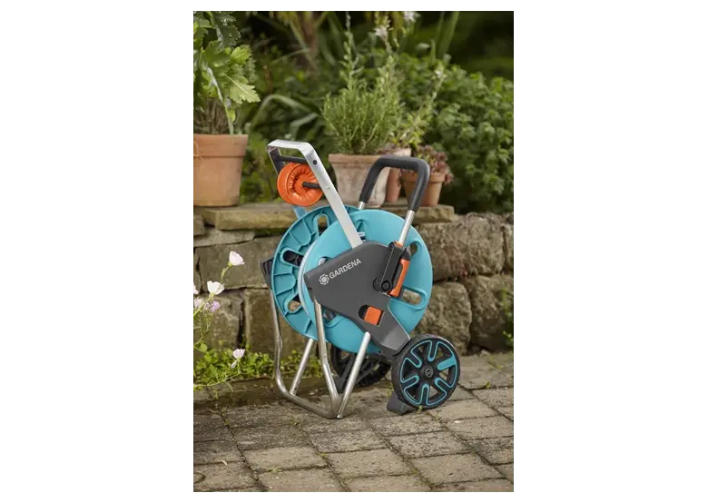 Chariot pour tuyau d'arrosage 1/2'' 60m Gardena AquaRoll M Easy