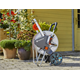 Wózek z wężem 1/2" 25m i zraszaczem Gardena AquaRoll M Easy Metal