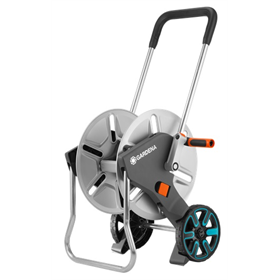 Chariot enrouleur pour tuyau d'arrosage 1/2" 60m Gardena AquaRoll M Metal