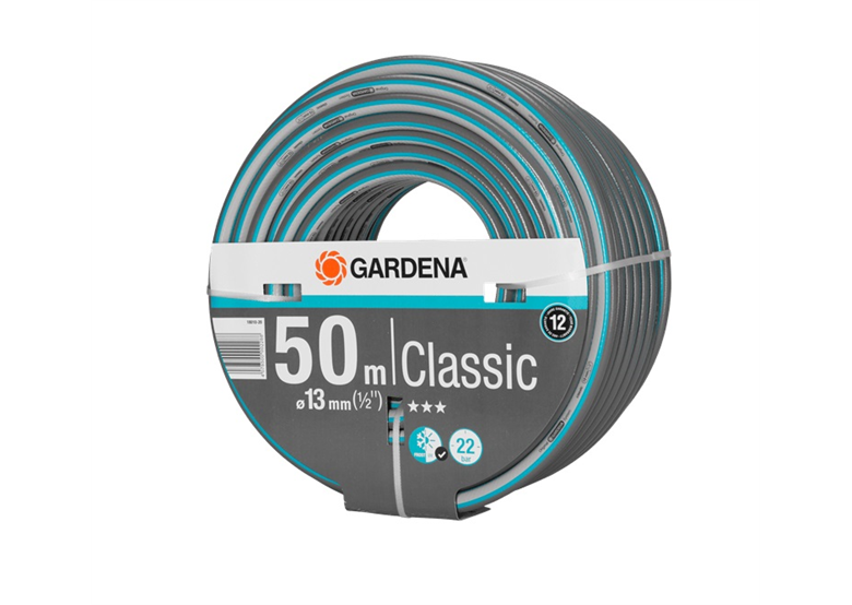 Tuyau d'arrosage 1/2" 50 m Gardena Classic  1/2", 50m