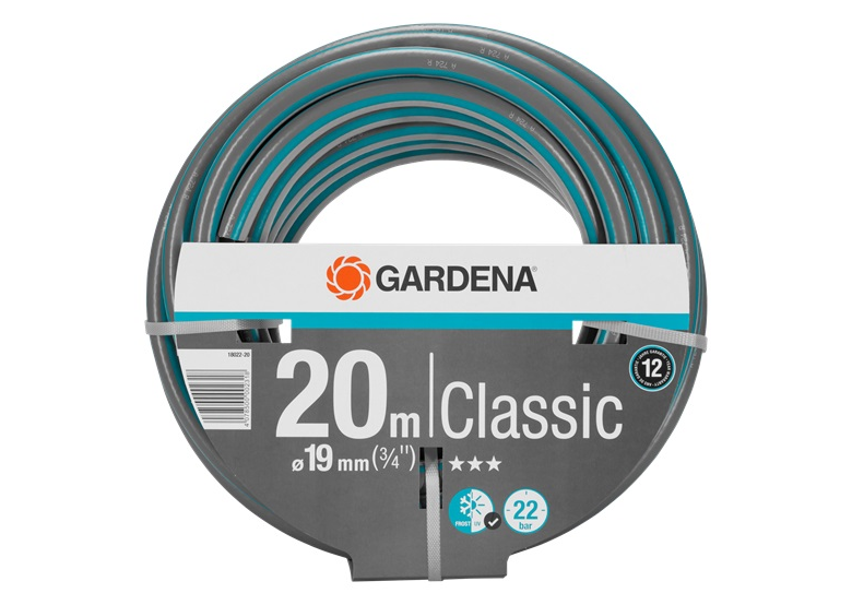 Tuyau d'arrosage Gardena Classic 3/4", 20m