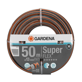 Tuyau d'arrosage 1/2" 50 m Gardena Premium SuperFlex 1/2", 50m
