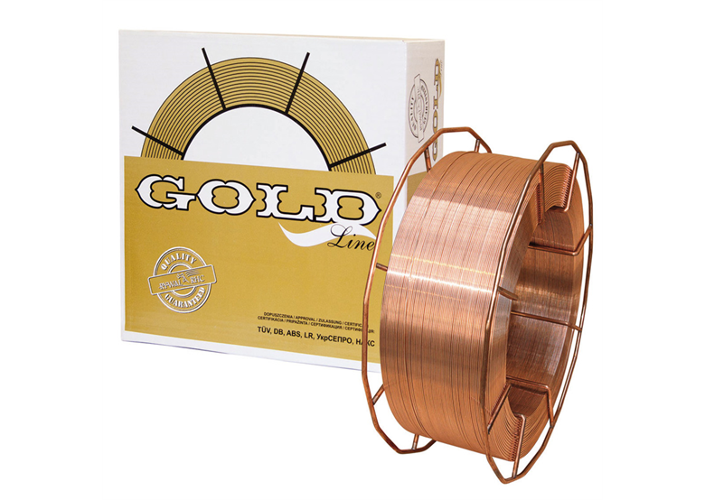Bobine de fil de soudure E71T-11 0.45kgFI 0.8 Gold 1153600083
