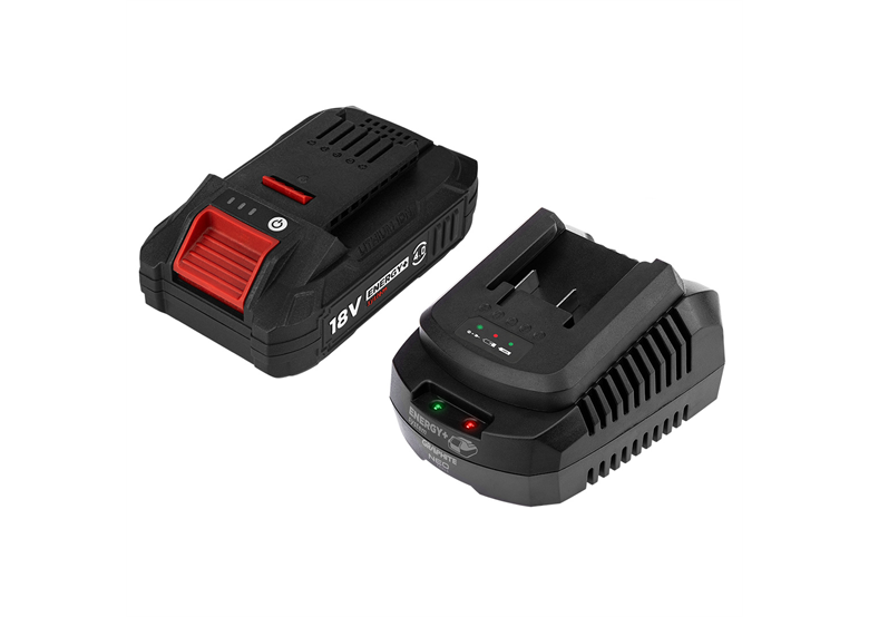 Kit 18V: batterie 1x4,0Ah + chargeur Graphite 