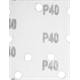 Papier de verre 140x140x80mm, K40, 5pcs. Graphite 54H009