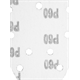 Papier de verre 140x140x80mm, K60, 5pcs. Graphite 54H010