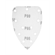 Papier de verre 140x140x80mm, K80, 5pcs. Graphite 54H011