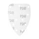 Papier de verre 140x140x80mm, K240, 5pcs. Graphite 54H015
