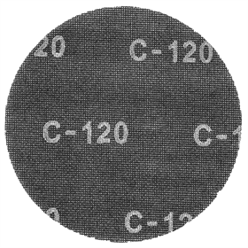 Maille de ponçage velcro, 225 mm, K120, pour 59G260, 10 pièces. Graphite 55H745