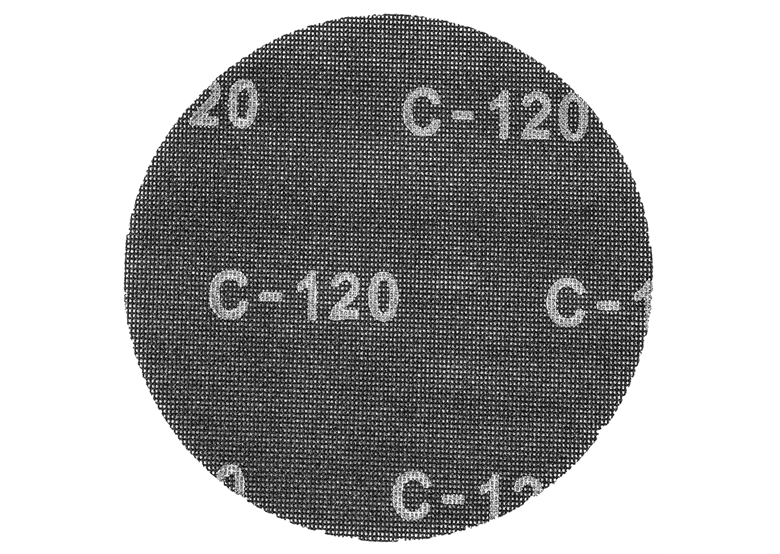 Maille de ponçage velcro, 225 mm, K120, pour 59G260, 10 pièces. Graphite 55H745