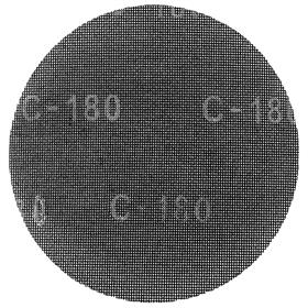 Maille de ponçage velcro, 225 mm, K180, pour 59G260, 10 pièces. Graphite 55H746