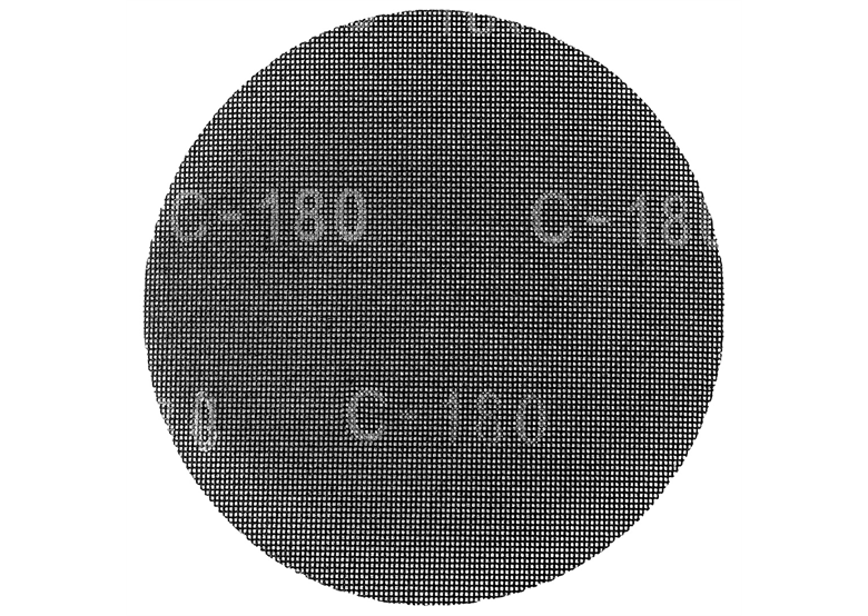 Maille de ponçage velcro, 225 mm, K180, pour 59G260, 10 pièces. Graphite 55H746