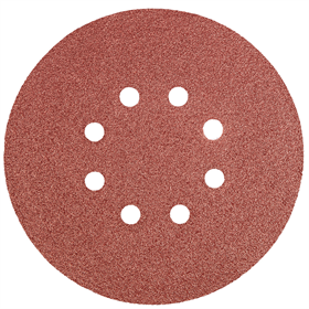 Disques abrasifs 150 mm, K80, 5 pièces avec 8 trous Graphite 55H947