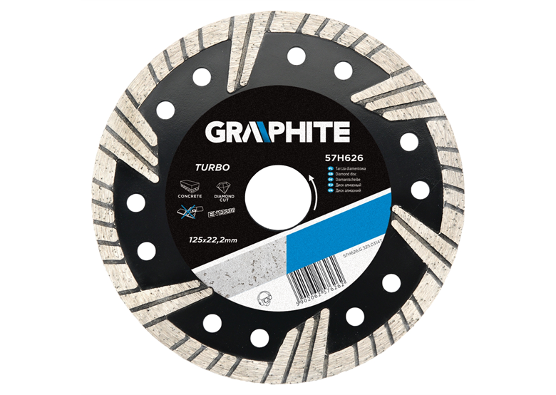 Disque diament 230x22.2mm Graphite 57H630