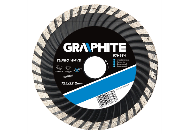 Disque diamant 125x22.2mm Graphite 57H634