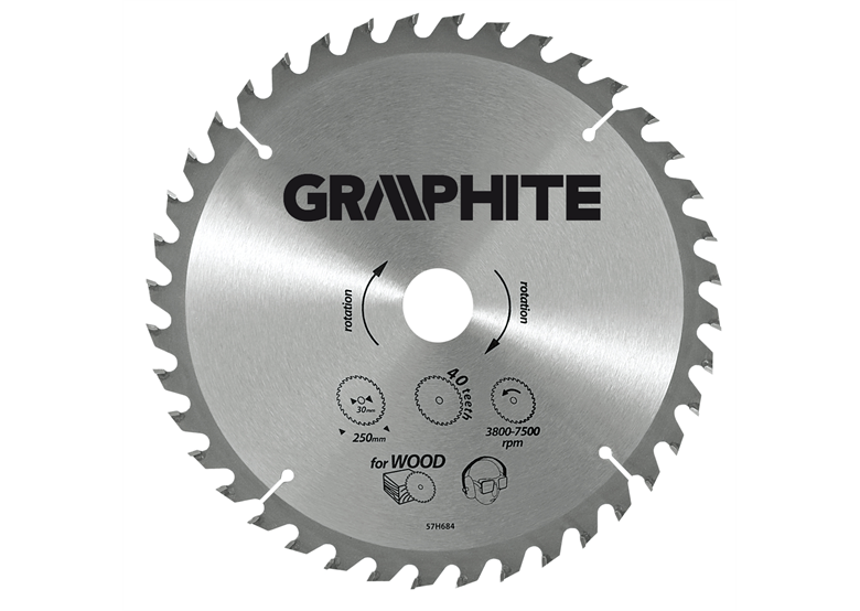 Lame de scie Widia 205x20mm Z36 Graphite 57H682