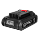 Kit 18V: batterie 1x2,0Ah + chargeur Graphite Energy+ 58GE131