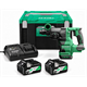 Marteau perforateur Hikoki DH3628DA WRZ 2x2,5Ah HIT-SYSTEM HSC3