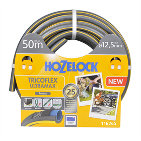 Tuyau d'arrosage 1/2" 50 m 5 couches TRICOFLEX ULTRAMAX TNT Hozelock 116244