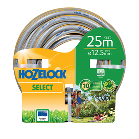 Tuyau d'arrosage 1/2" 25m 4 couches SELECT Hozelock 6025