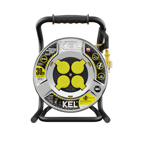 Rallonge électrique avec enrouleur KEL PB-HEAVY/D/K/3X1,5/H07RN-F-żółty