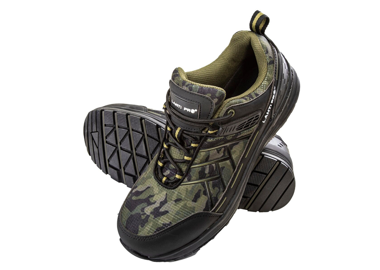 Chaussures tricotées en rip-stop, vert camouflage, s2 src, 42, ce Lahti Pro L3043042