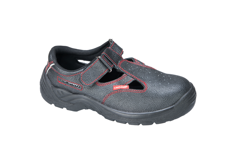 Sandales en cuir noir, s1 src, 41 Lahti Pro LPSOMA41