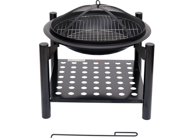 Barbecue à charbon/bois avec grille Lund 99713