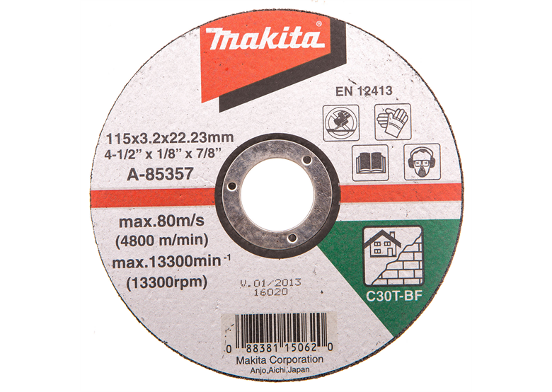 Disque 115 x 3 x 22 mm Makita A-85357