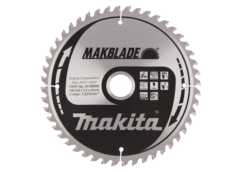 Disque MAKBLADE 216x30mm T48 Makita B-08969