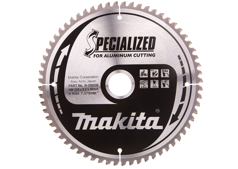 Disque pour aluminium 216x30mm T64 Makita B-09628