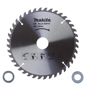 Disque à bois HM 185x30mm T40 Makita D-03919