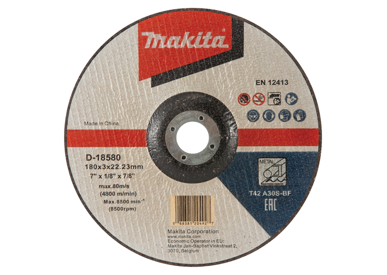 Disque à métal Makita D-18580