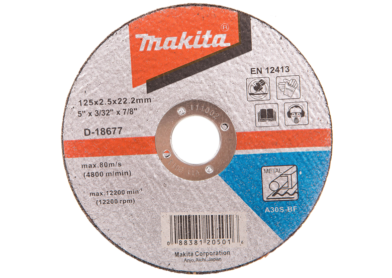 Disque à métal Makita D-18677