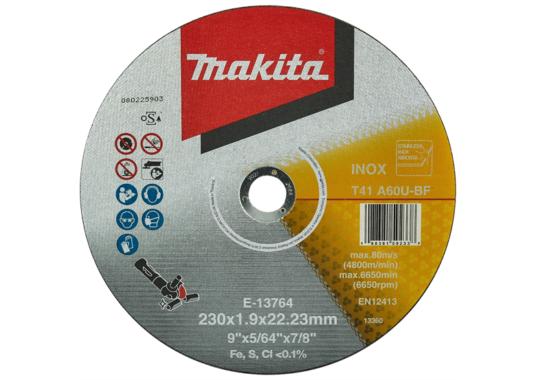 Disque à tronçonner 230 x 1,9 x 22,23 mm Makita E-13764