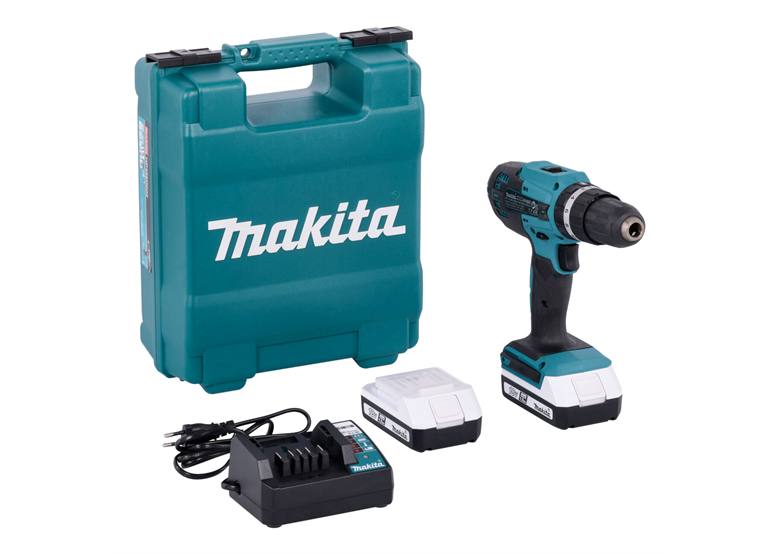 Perceuse-visseuse à percussion Makita HP488D002 2x1.5Ah